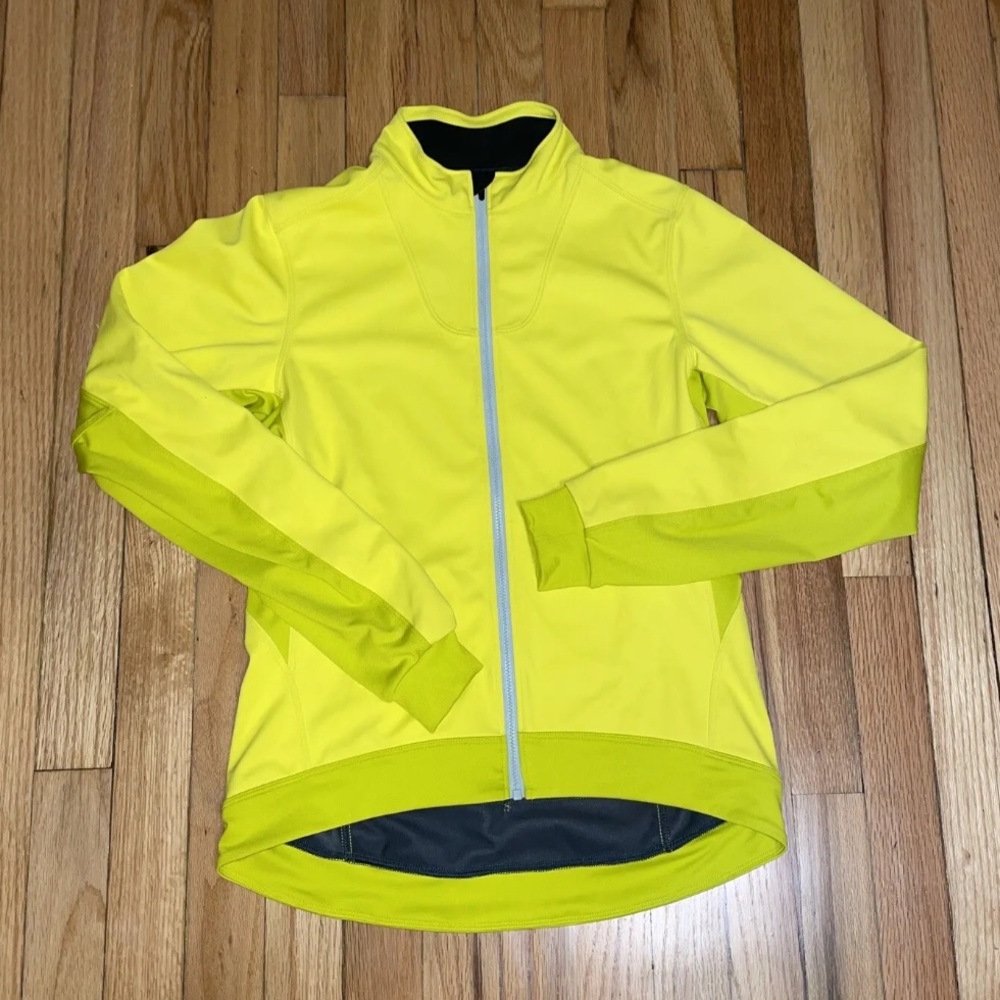 ARC'TERYX TRINO JERSEY LS WINDSTOPPER ALTASARIS SOFTSHELL JACKET WOMENS S YELLOW
